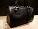 美品◆Chloe クロエ オーロラ ミニボストン型 レザー バッグ 黒◆