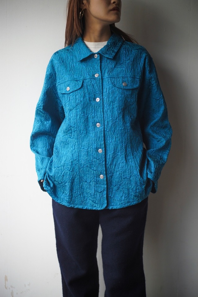 jacquard shirt jacket