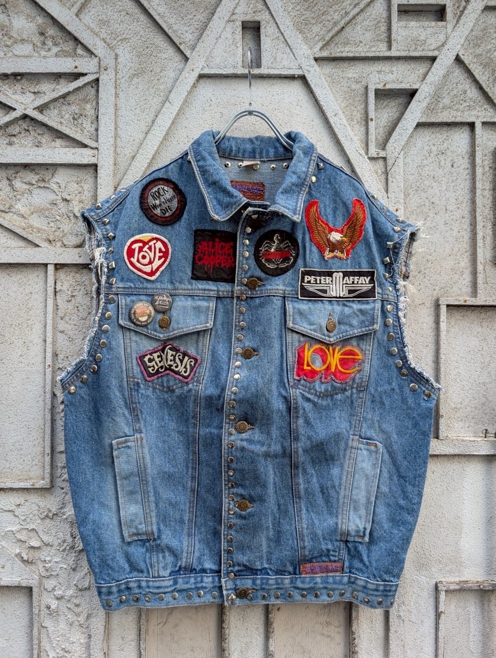 "CAVALLINO" custom denim vest