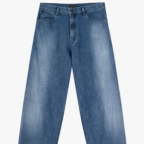 LAD MUSICIAN【ラッドミュージシャン】12oz DENIM TAPERED BAGGY PANTS (2223-505 BLUE INDIGO) | glamour online powered by BASE