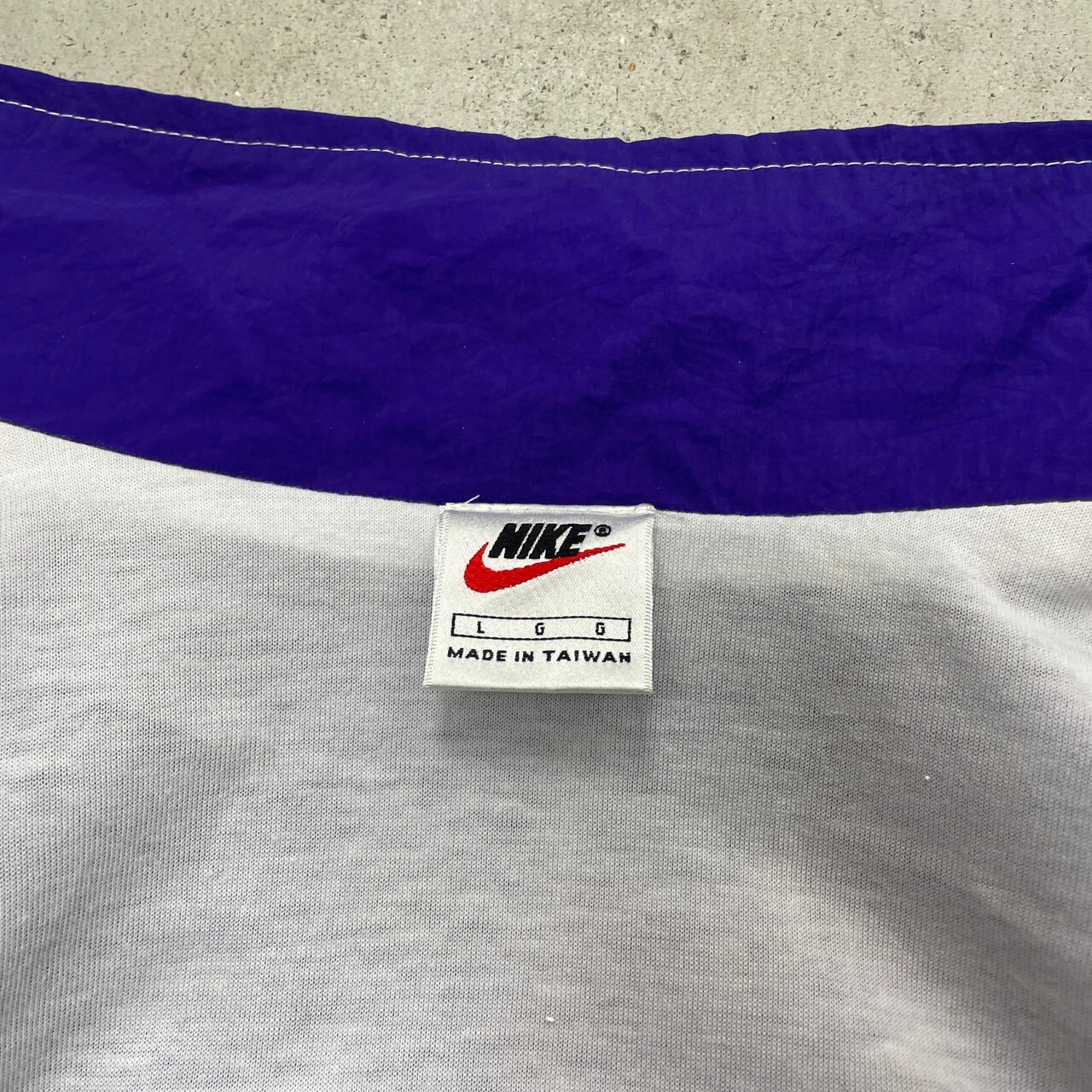 90~00年代 NIKE ナイキ スウッシュ ロゴ刺繍 ポリエステル トラック 