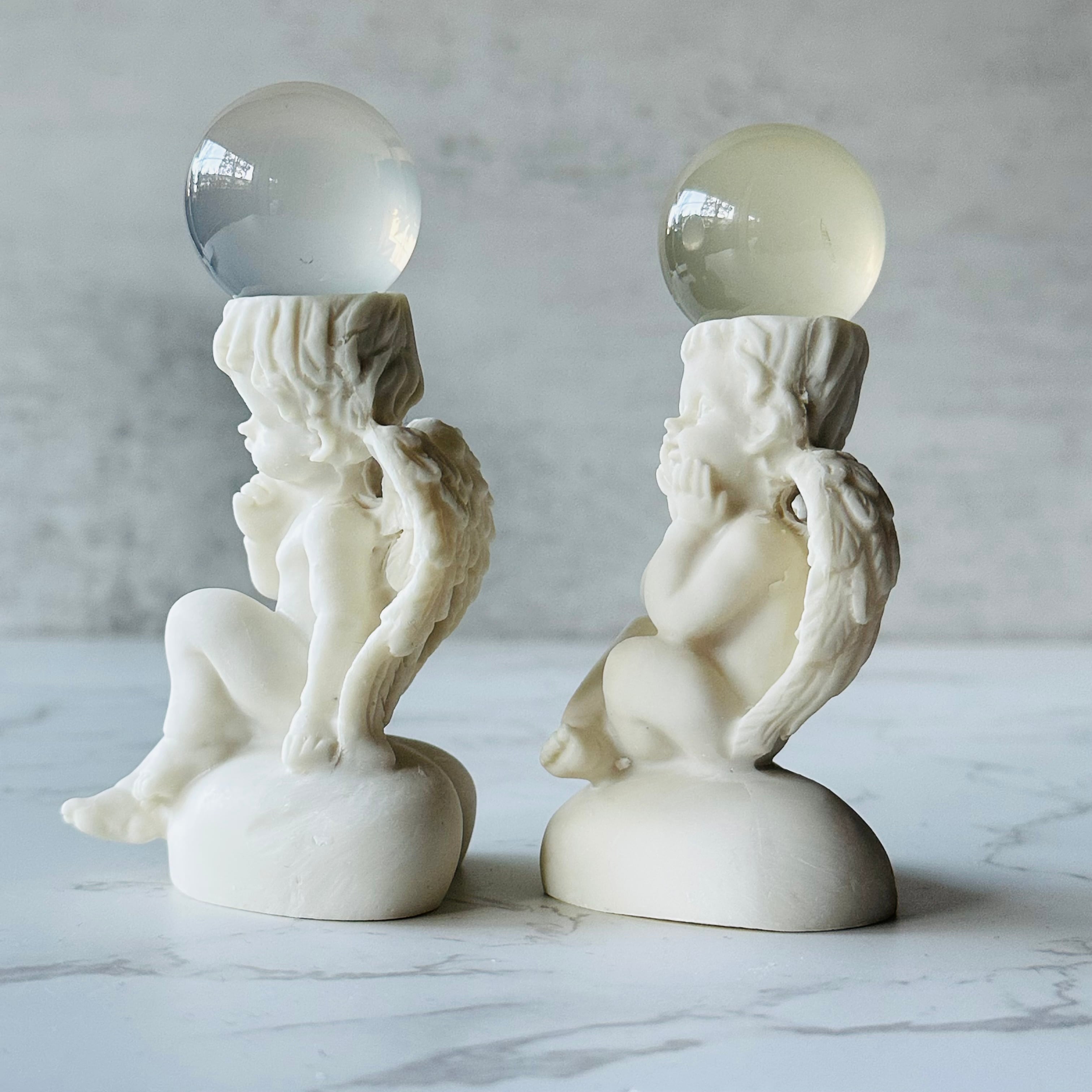 インテリア雑貨｜天使モチーフの白い台座（2種類） | Mt.Sophia