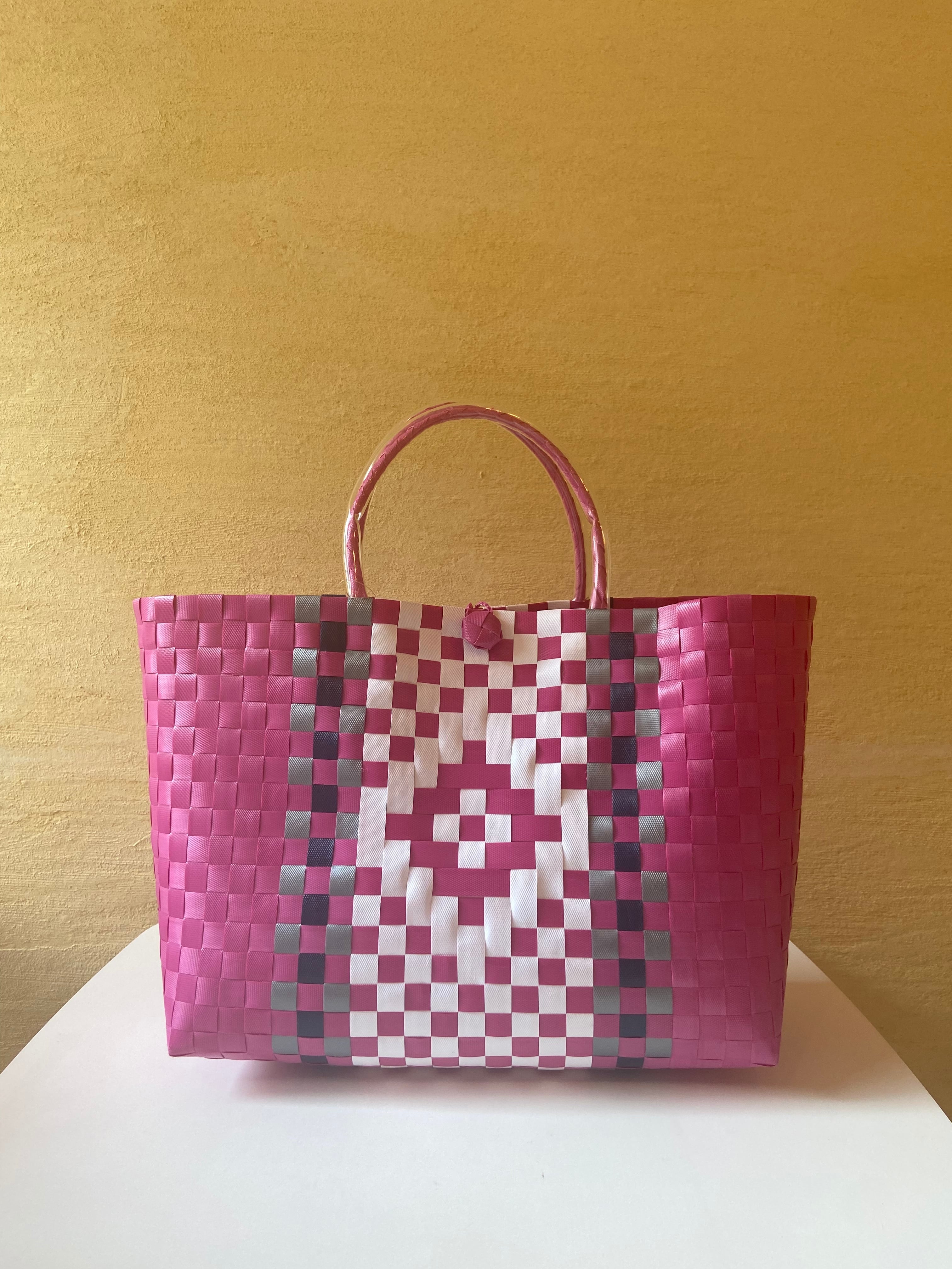 幾何学模様/プラカゴバッグ | Laxmi