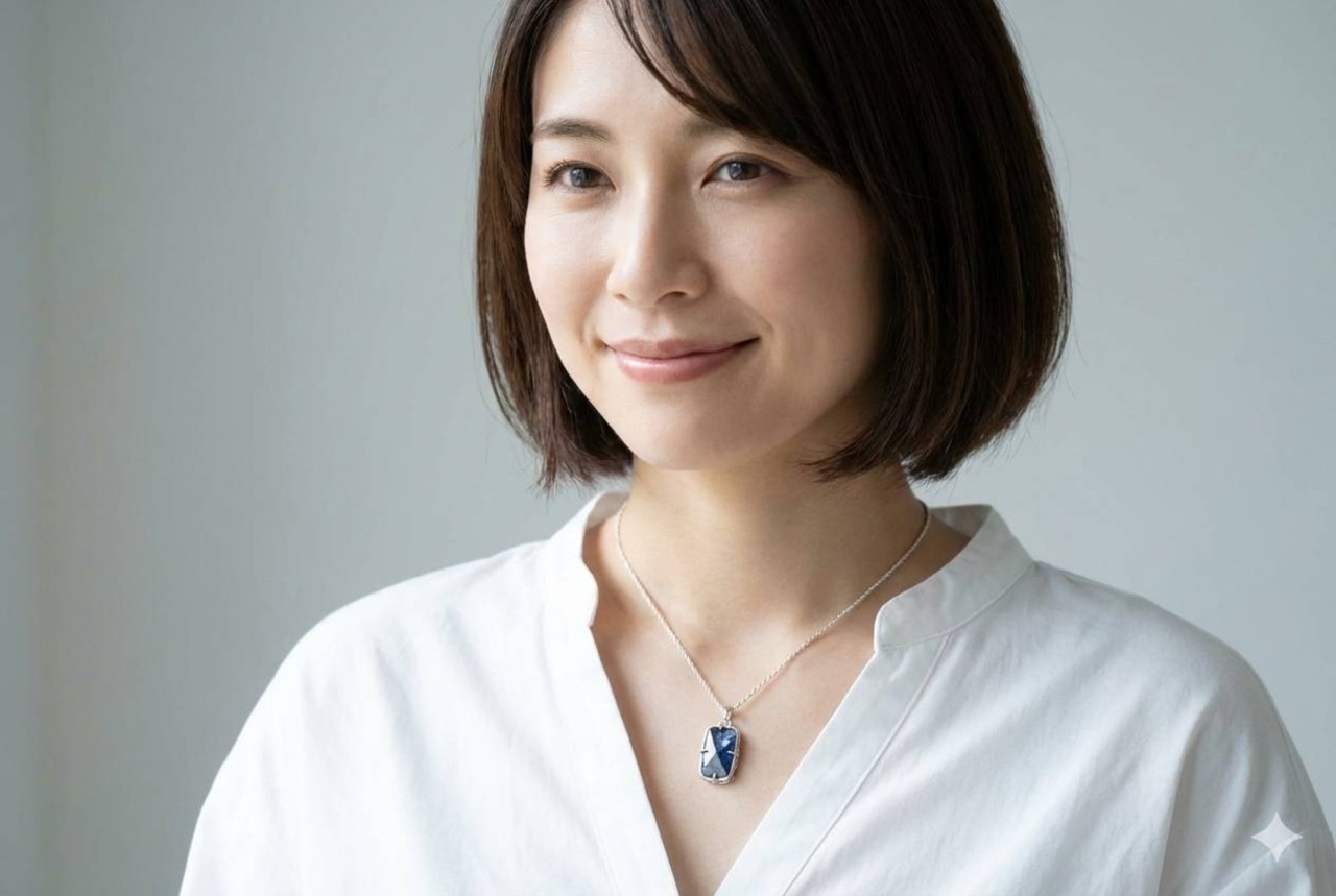 カイヤナイトのネックレス