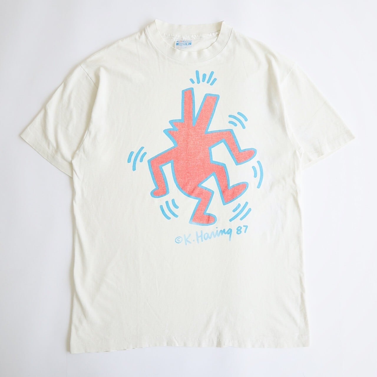 1987 KEITH HARING DANCING DOG ART TSHIRT