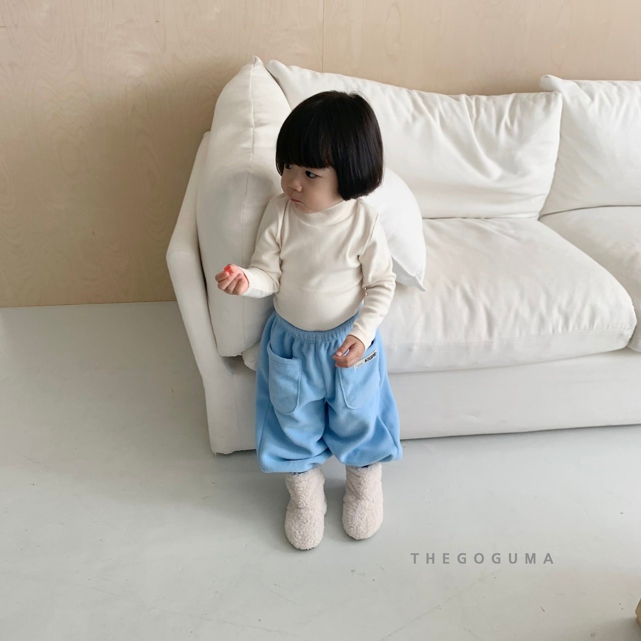 【取寄】THE GOGUMA ふんわり無地タートルネックTシャツ｜冬服｜韓国子供服