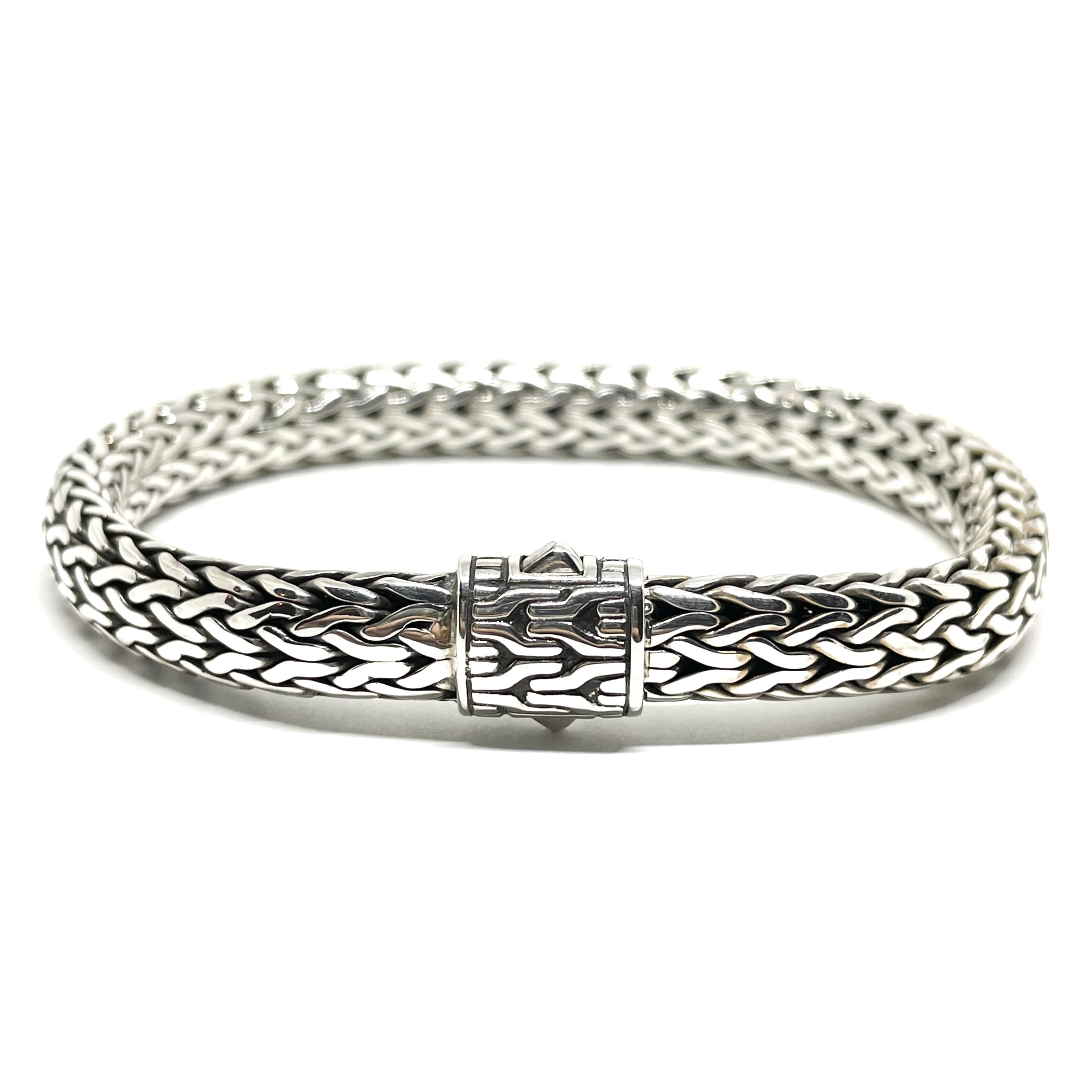 ジョン・ハーディー レディース ブレスレット・バングル・アンクレット アクセサリー Kami Sterling Silver Chain  Bracelet/12MM