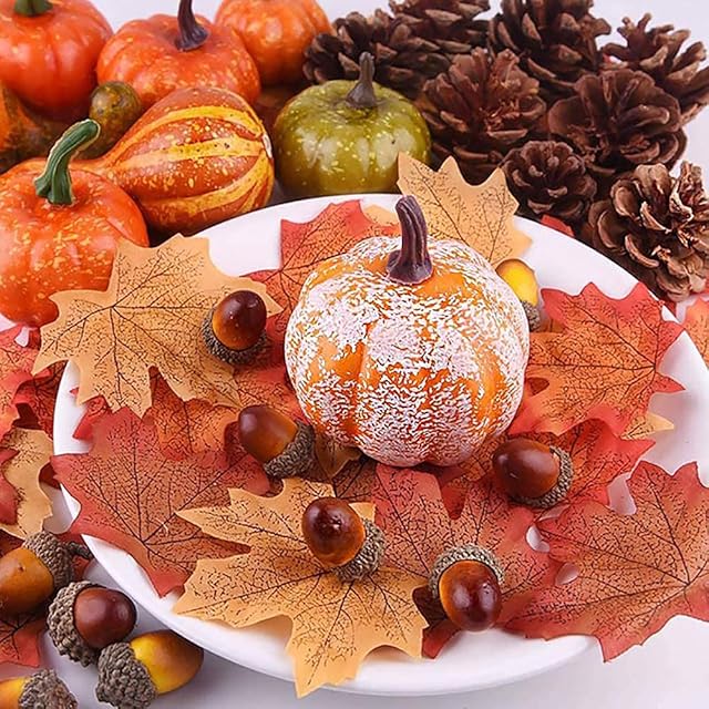 128PCS 南瓜飾りセット】ハロウィン かぼちゃ 飾りセット ハロウィン