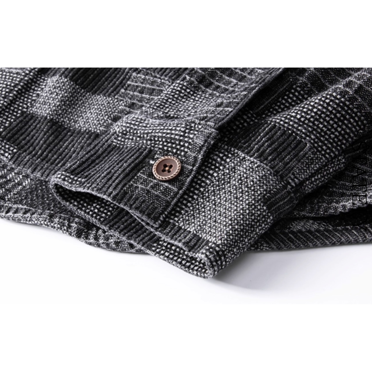 Geometric Patchwork シャツジャケット_T116・画像7