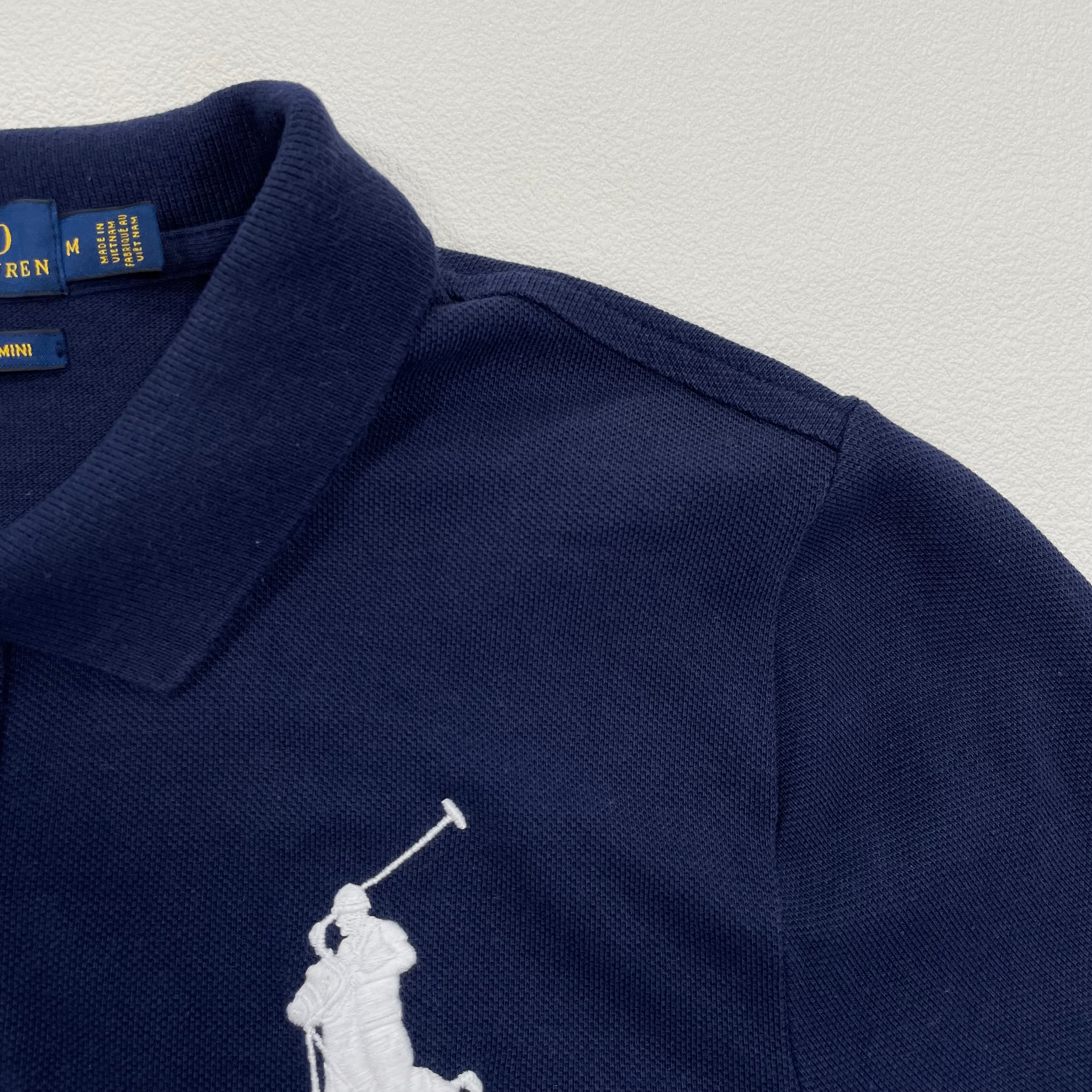 POLO RALPH LAUREN ビッグポニー刺繍 ワンピース ネイビー M | Red hurl