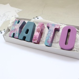 NAMEクレヨン＊MIXブルー×パープル