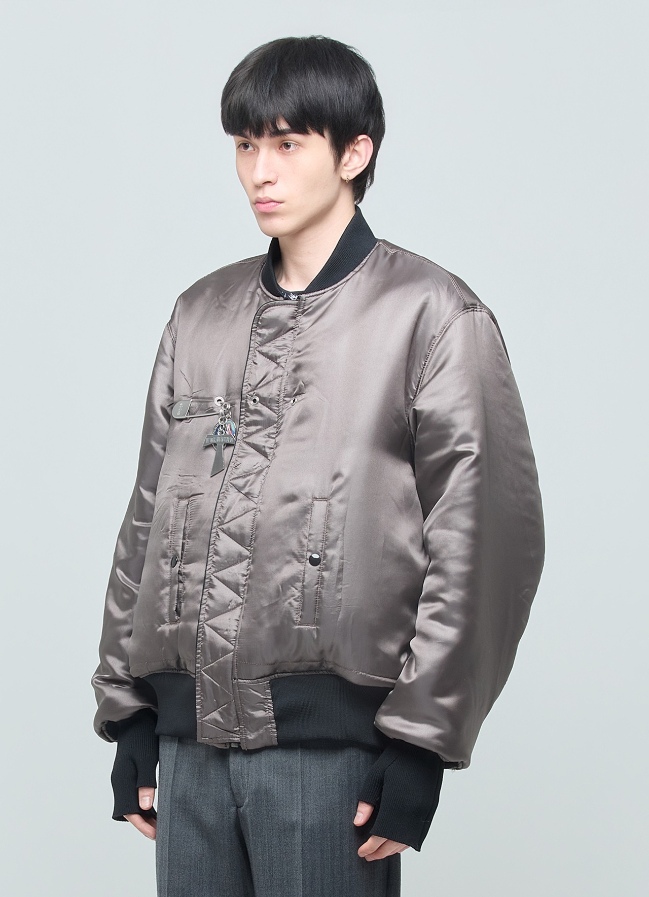 【26AW | MEN】 SHOOP (シュープ) / ジャケット / REVERSIBLE SAFETY PIN MA-1 JACKET / SHFW26017 - 5