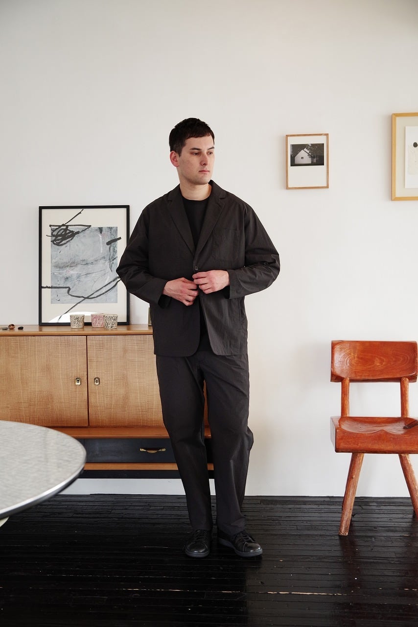 Paper Like Lapeled Shirt Jacket