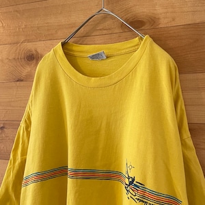 【DOWN UNBER】ウィンドウサーフィン ロゴ バックプリント Tシャツ XXL ビッグサイズ US古着 アメリカ古着
