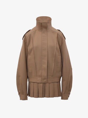 【26AW | WOMEN】POOLDE プールデ / ブルゾン / Kilt-Hem Zip Blouson  PLD-26AW-BL01