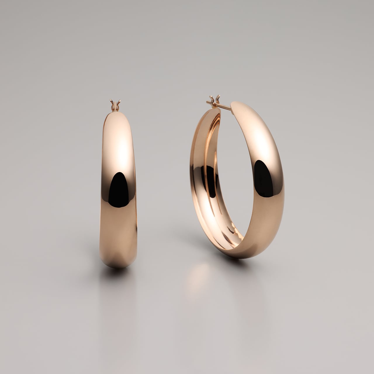 K18ピンクゴールド 直径20mm フープピアス【MKM0163P1】 | MONICE/モニス