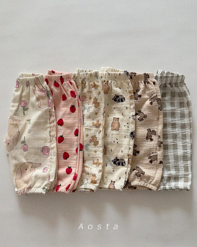 【即納/100.110】aosta/pony bonbon pants