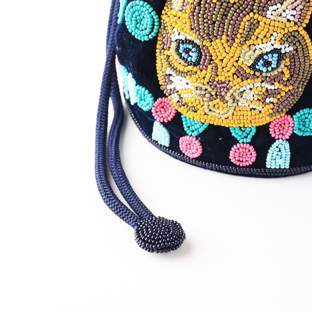 Nathalie Lete Beaded Drawstring Bag Maya ナタリーレテ　ガラスビーズポーチMaya