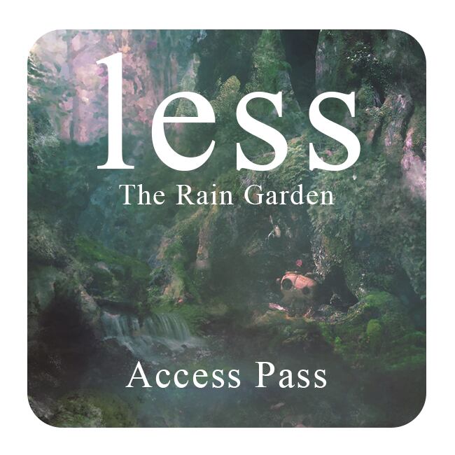 less - The Rain Garden【本編・特典映像】アクセスパス付きパンフレット