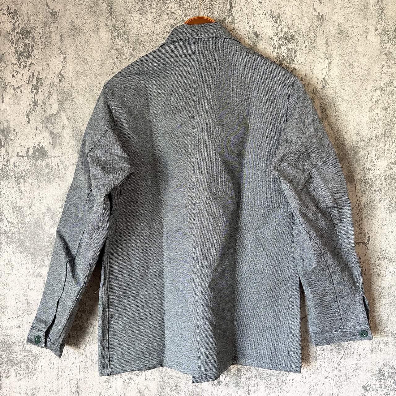 80s Vintage Lutteurs Gray Chore Coat リュトゥール ワークコート カバーオール Size 48（Mサイズ相当）DEAD STOCK タグ無し未使用品