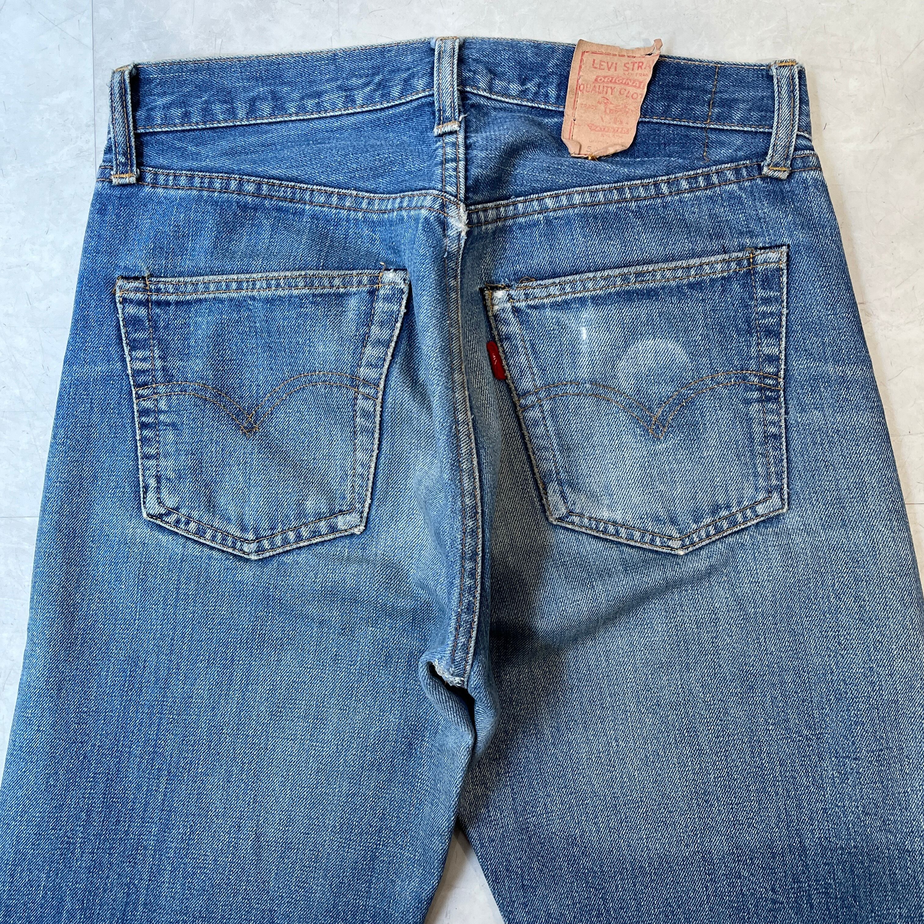 70年代 Levi's 501 66 Single Stitch Denim Jeans 70年代 501 66
