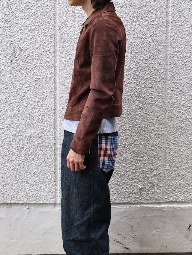 coloring suede leather jacket