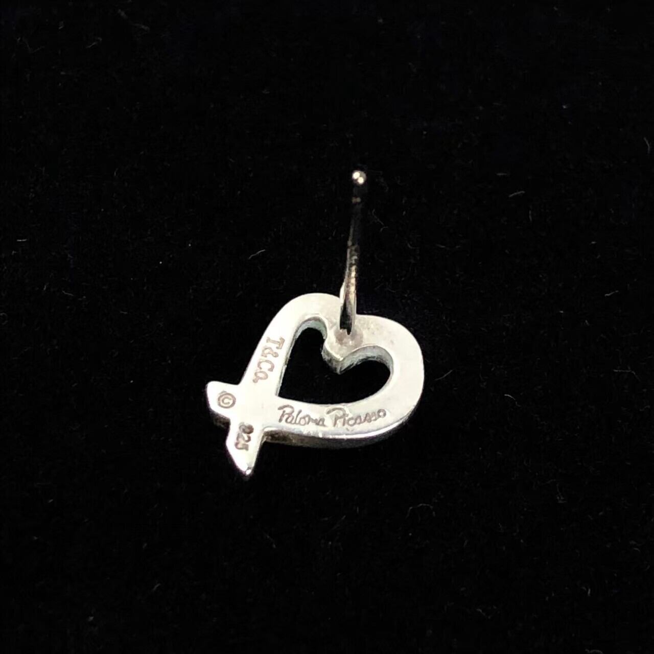 中古】ディファニー TIFFANY ラビングハート ピアス シルバー | 小牧