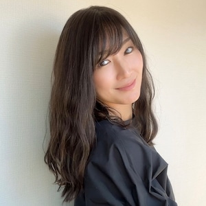 48番 あまんだ フルウィッグ パーマ 前髪あり 百合子ウィッグレミー人毛100%