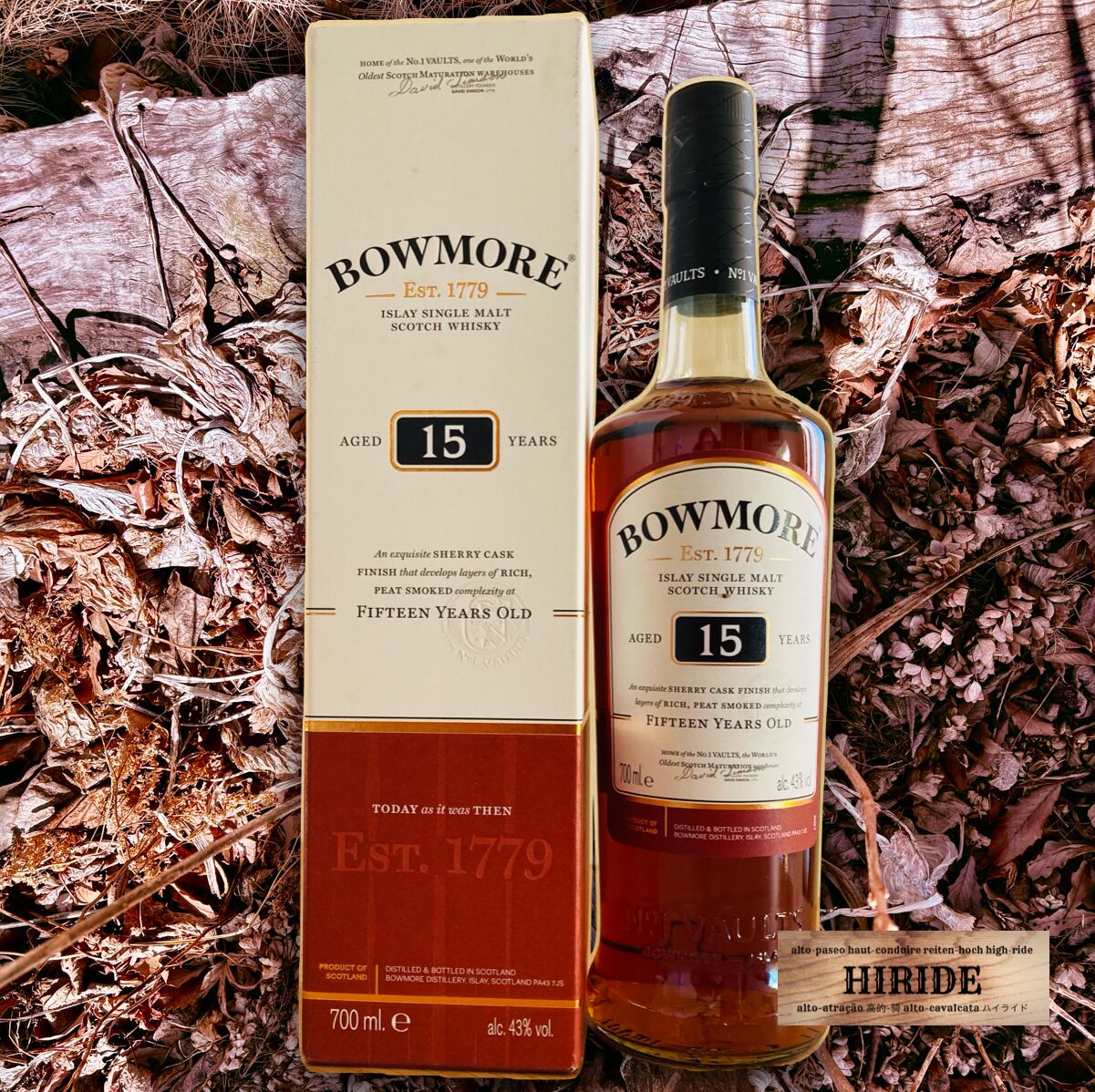 ボウモア 15年 シェリー カスク フィニッシュ 43度 700ml ダーケストの