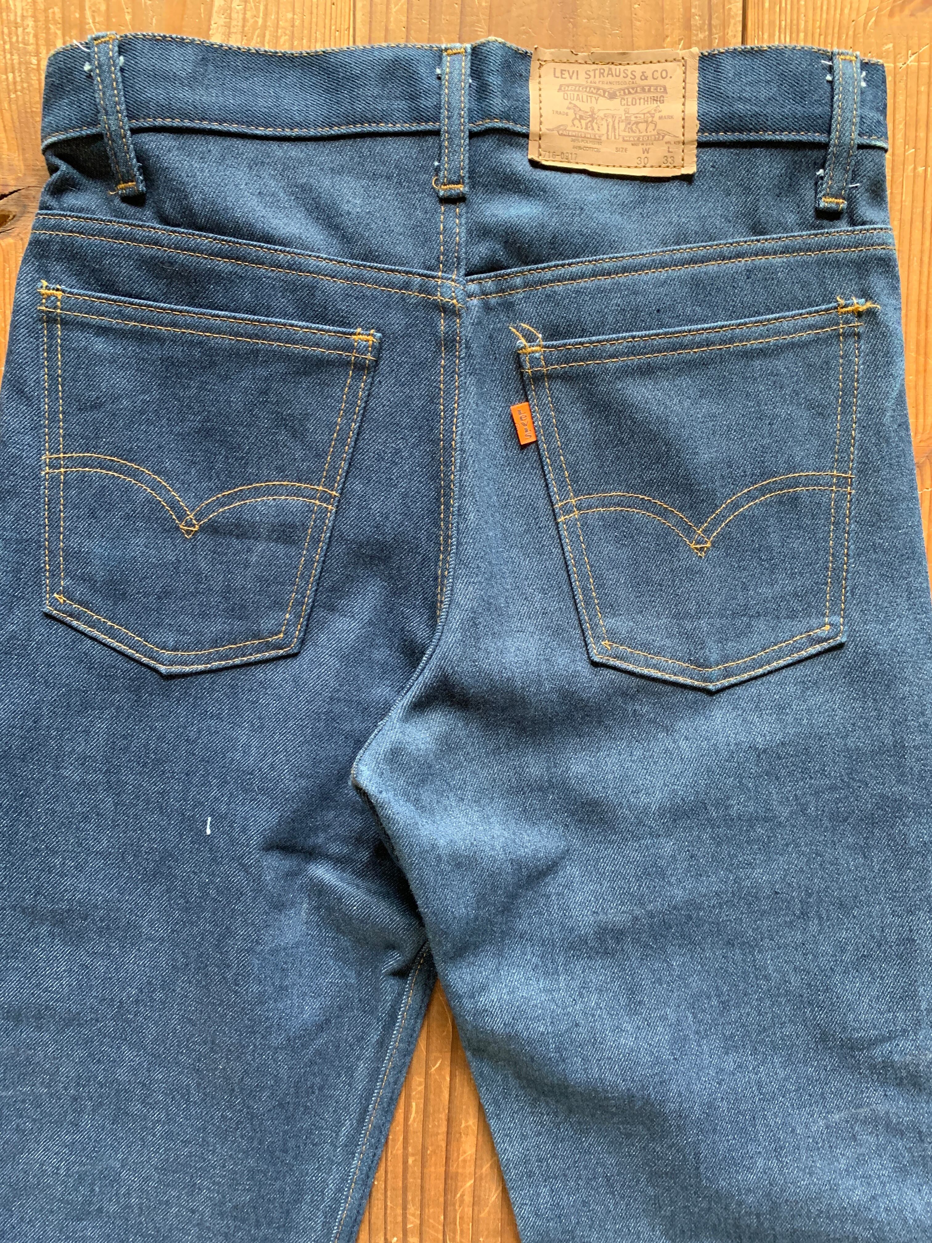 80's Levi's 717 デニムパンツ DEADSTOCK 表記(30×33) USA製