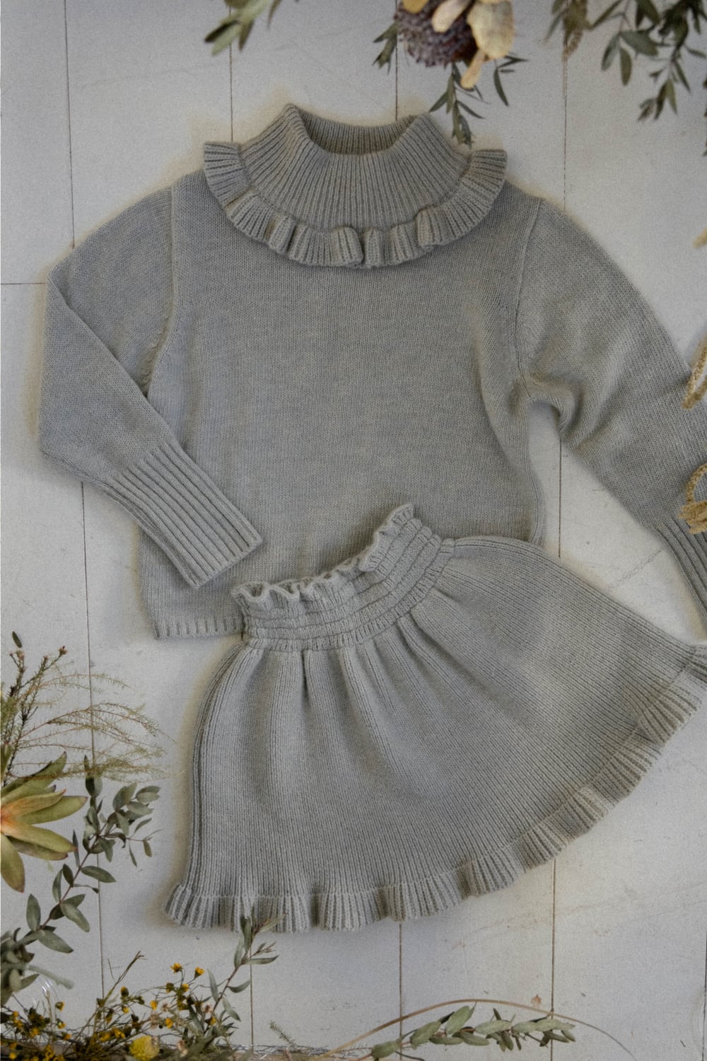 即納»数量限定«wonny ribbon» Creamy cashmere knit top 2colors