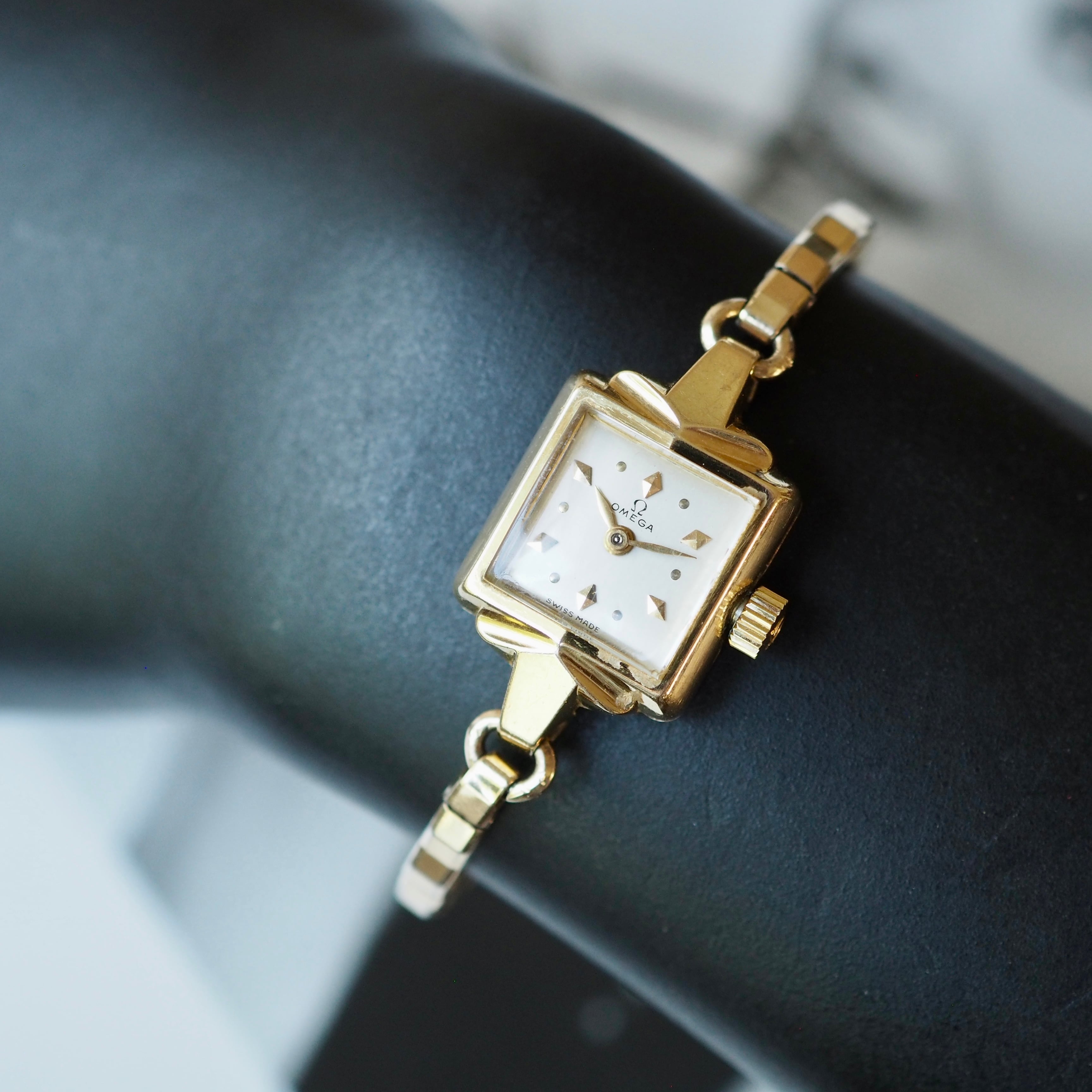 OMEGA オメガ 金張り スクエア カクテルウォッチ アンティーク OMEGA オメガ 金張り スクエア カクテルウォッチ アンティーク