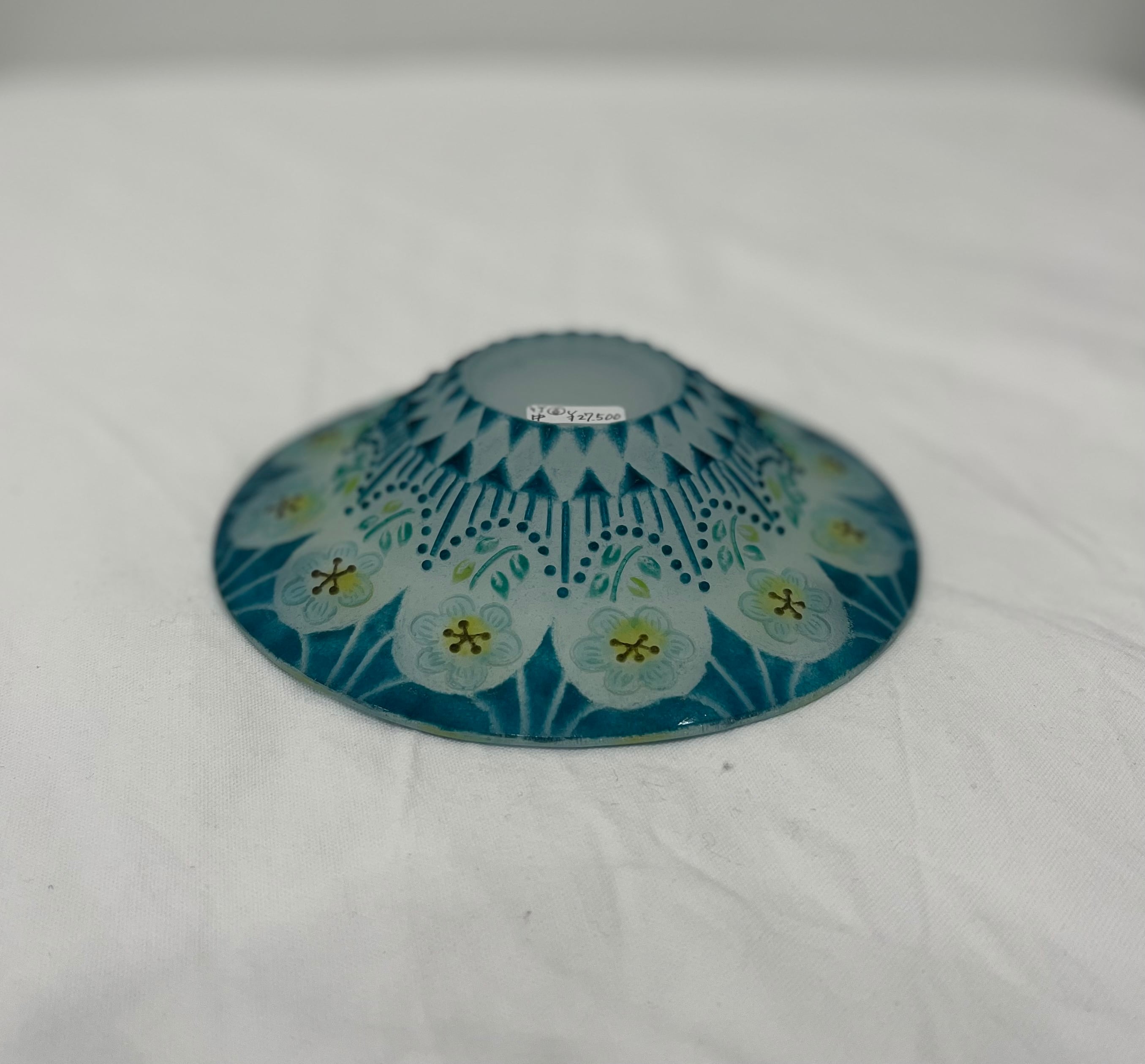 竹中悠記 パートドヴェール 皿 ブルー | U gallery