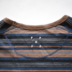 POP TRADING COMPANY Striped Longsleeve Pocket T-shirt