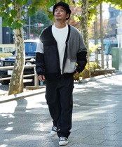 【#Re:room】PATCHWORK DESIGN KNIT CARDIGAN［REK127］