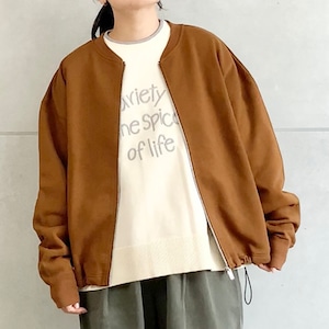 裾バルーンZipブルゾン /854323