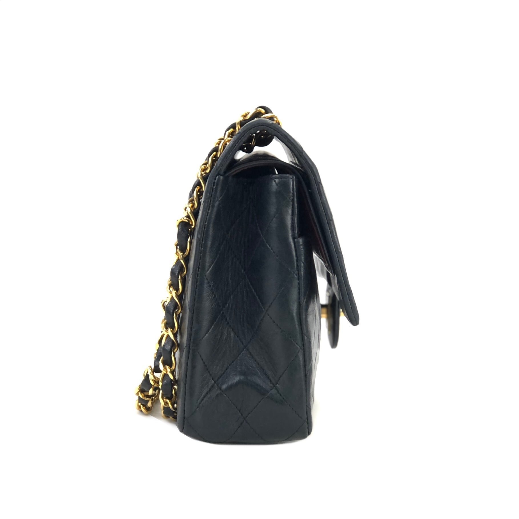 CHANEL シャネル マトラッセ ココ ターンロック ラムスキン ダブル