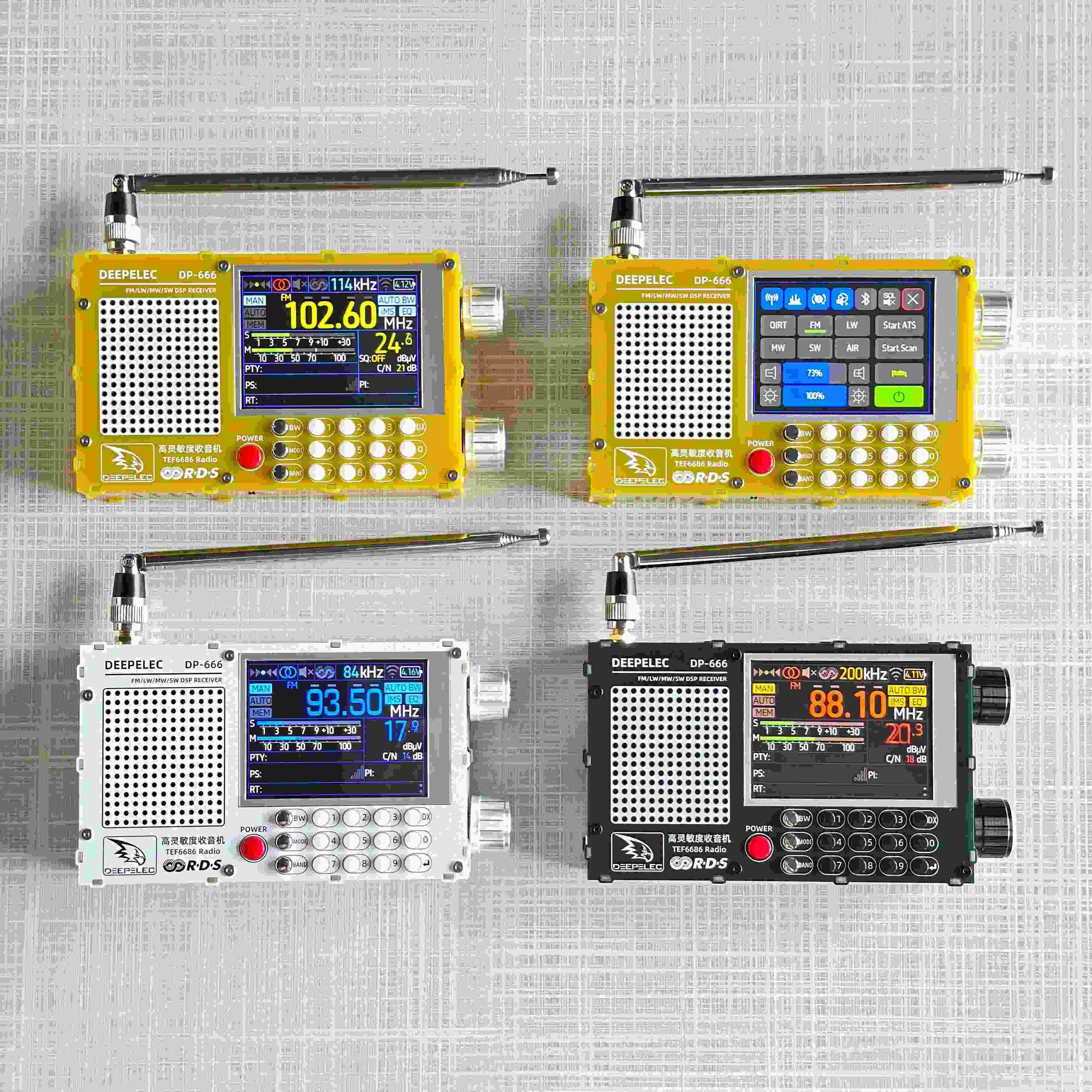DP 666 TEF6686 ラジオ 高感度 フルバンド FM AM LW MW SW 短波 ESP32