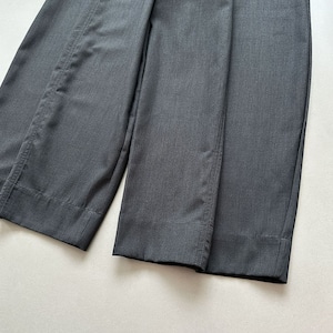 ハイウエストセンタープレスワイドレッグパンツ A00396
