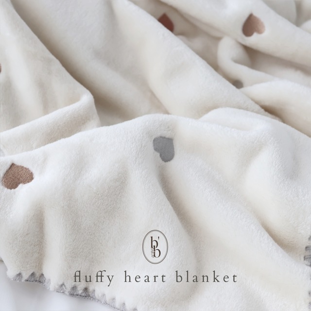 fluffy heart blanket ブランケット　7set gift