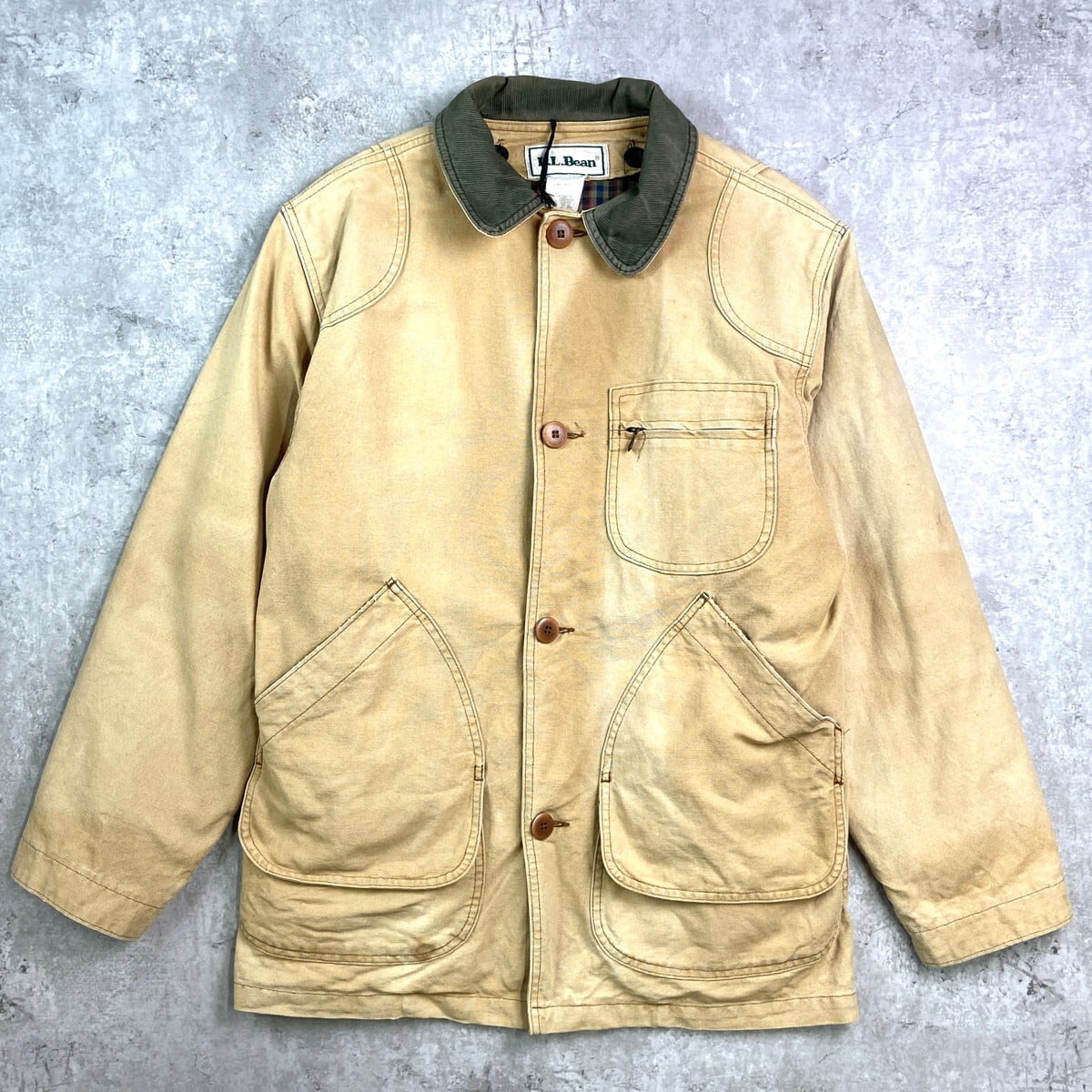 80年代 L.L.Bean エルエルビーン ダック地 コーデュロイ襟