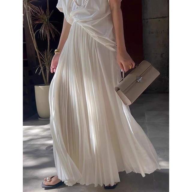 Oversize Aline Highwaist Long Skirt 125337