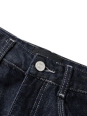 Balloon Silhouette Denim Pants