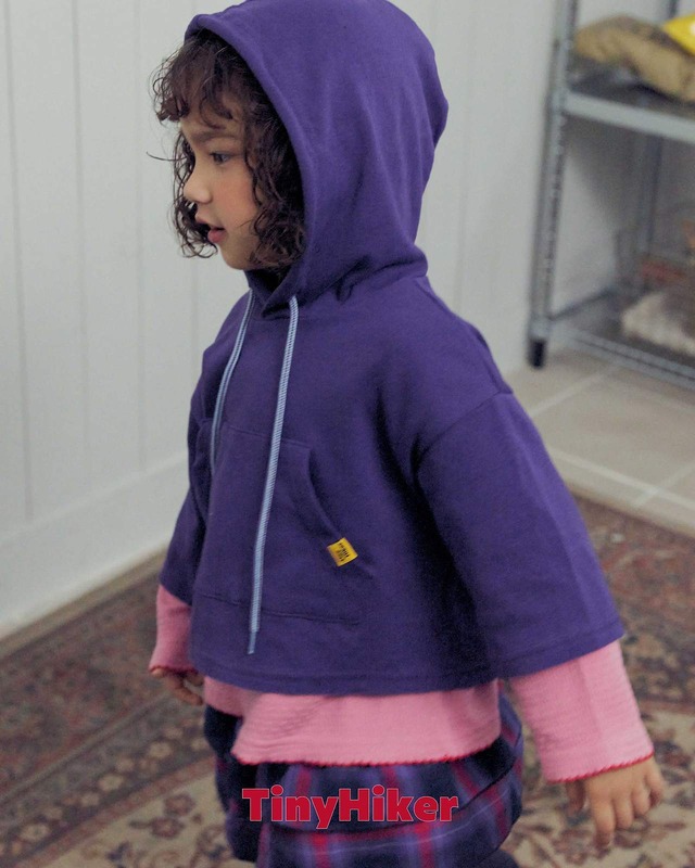 【即納】dindin layered hoodie