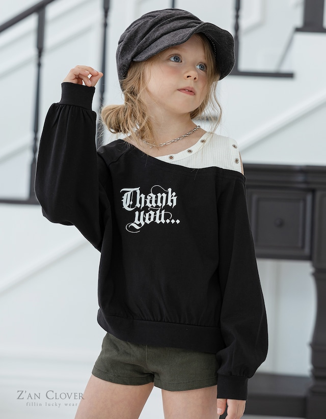 【予約】ZC   07. アイレットmtm 26 Autumn Tシャツ 女の子　小学生　韓国子供服　海外ファッション　Z'an　CLOVER　韓国ブランド　韓国ファッション　子供服