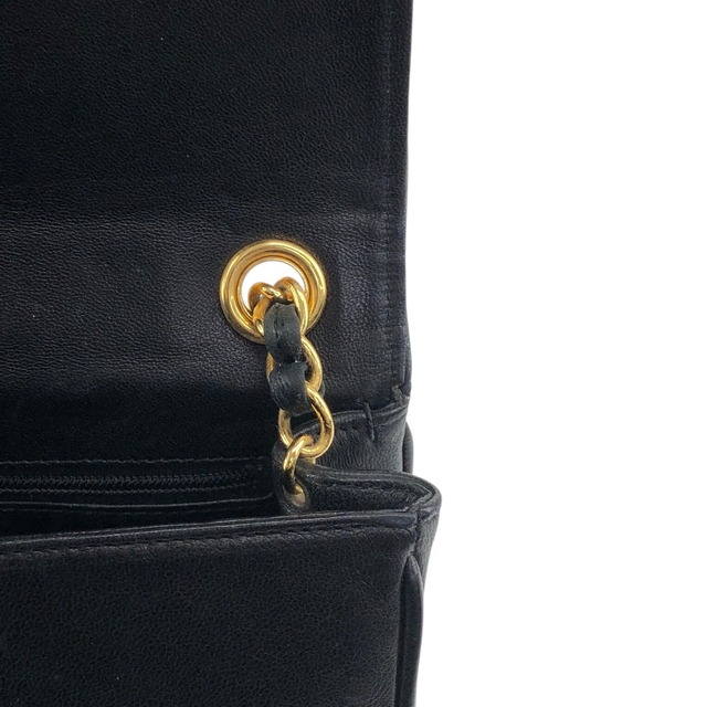 CHANEL シャネル ショルダーバッグ ブラック ココマーク レザー チェーンショルダー vintage ヴィンテージ オールド jtk3dw