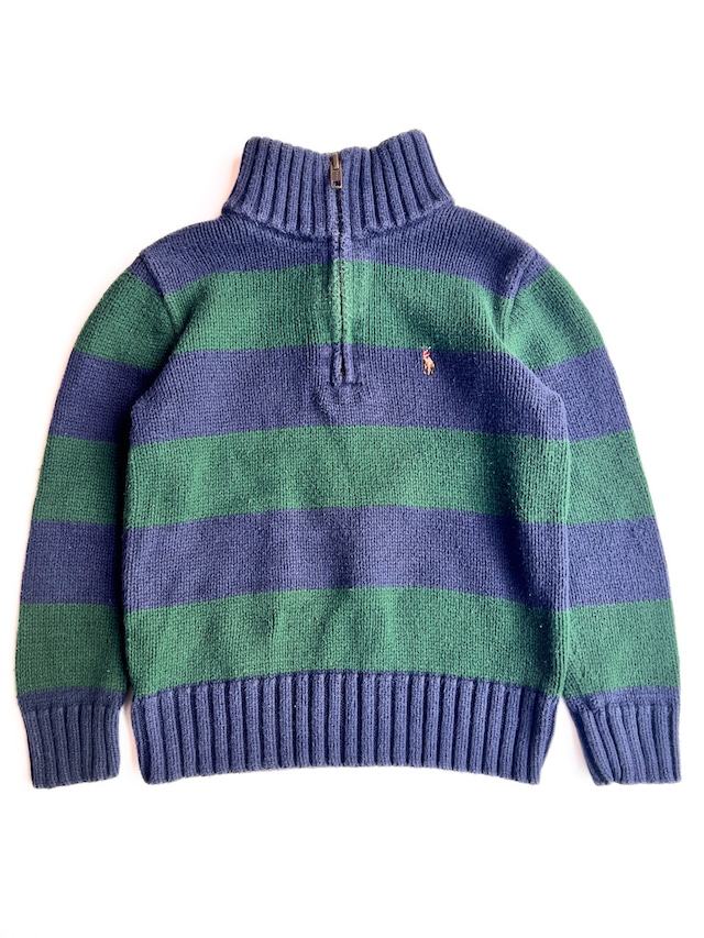 【110cm】VINTAGE 90's ラルフローレン コットンセーター【10415】※
