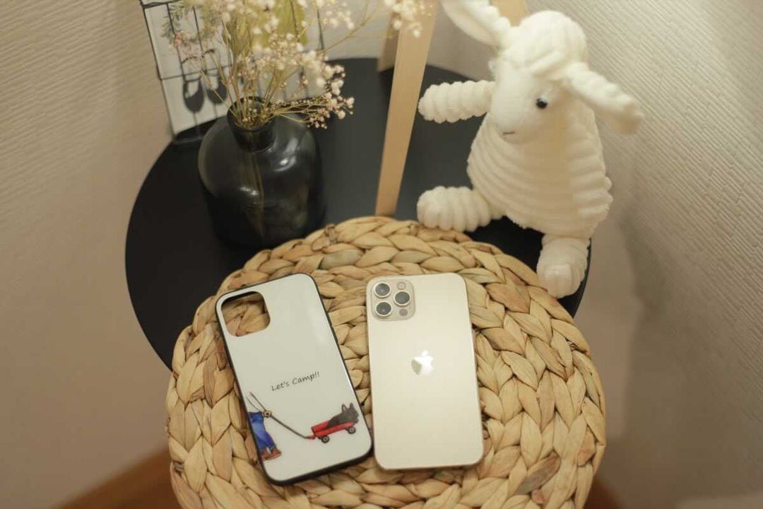 名入れ可能】 Let's camp!! フレンチブルドッグ iPhoneケース フレブル