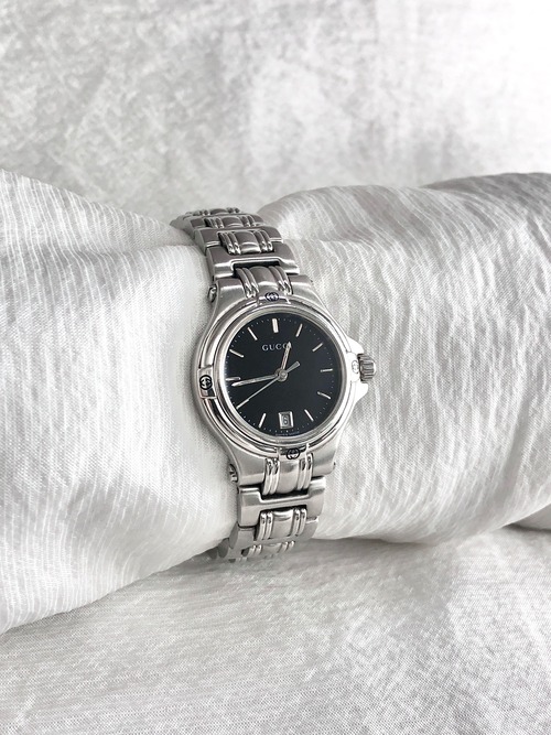 GUCCI グッチ 腕時計 シルバー ステンレススチール クウォーツ 9040L vintage ヴィンテージ オールド mgafij