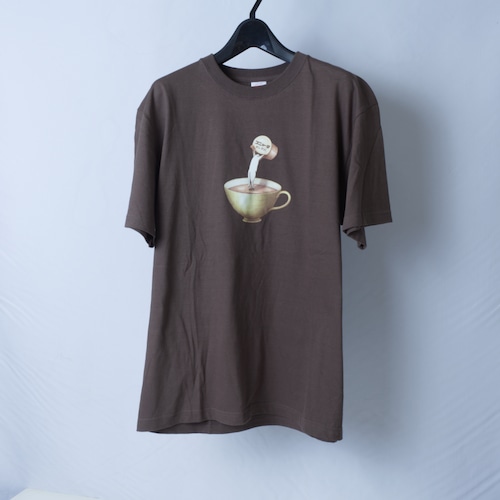 猫Tシャツ - スニャータ-【size:L】チャコール t16 猫Tシャツ - スニャータ-【size:L】チャコール t16